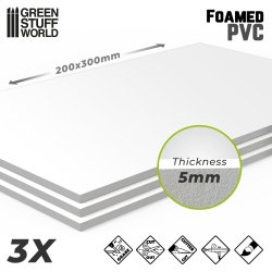 画像1: グリーンスタッフワールド[GSWD-9307]フォーム板 PVC 5 mm