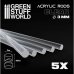 画像1: グリーンスタッフワールド[GSWD-9314]Acrylic Rods - Round 3 mm CLEAR (1)