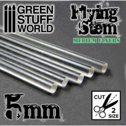 画像2: グリーンスタッフワールド[GSWD-9315]Acrylic Rods - Round 5 mm CLEAR