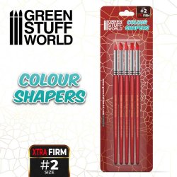 画像1: グリーンスタッフワールド[GSWD-1528]Clay Shapers - Color Shapers SIZE 2 - EXTRA FIRM