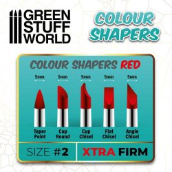 画像4: グリーンスタッフワールド[GSWD-1528]Clay Shapers - Color Shapers SIZE 2 - EXTRA FIRM