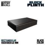 グリーンスタッフワールド[GSWD-1811]長方形ブロック台座15x10 cmブラック