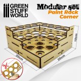 グリーンスタッフワールド[GSWD-9847]組立式塗料ラック ストレートコーナー
