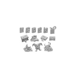 画像2: グリーンスタッフワールド[GSWD-2013]レジン製 呪われた魔導書（1/48?1/35スケール）