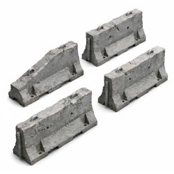 画像2: グリーンスタッフワールド[GSWD-2043]ミニチュア ジャージーバリア（1/48?1/35スケール）