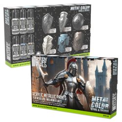 画像3: グリーンスタッフワールド[GSWC-9910]水性アクリル塗料 メタルカラーセット　-　シルバー（6本入）