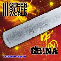 グリーンスタッフワールド[GSW-2167]ローリングピン （中国簡体字と中華風紋様）