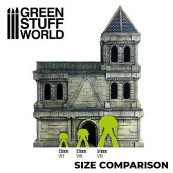 画像4: グリーンスタッフワールド[GSWD-2197]シリコン型 石造洋館セット