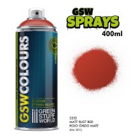 グリーンスタッフワールド[GSWC-2232]プライマーカラースプレー マットレッドラストブラウン 400ml