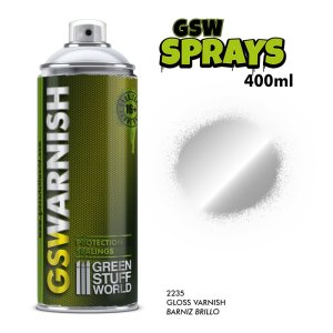 画像1: グリーンスタッフワールド[GSWC-2235]グロスバニッシュスプレー 400ml (1)