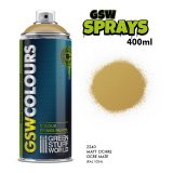 グリーンスタッフワールド[GSWC-2240]プライマーカラースプレー マットオーカーイエロー 400ml