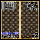 グリーンスタッフワールド[GSWD-10171]エッチングプレート 有刺鉄線(2シート入)