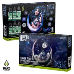 画像3: グリーンスタッフワールド[GSWC-10201]アクリル塗料セット ミスティブルーカラー