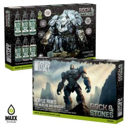 画像2: グリーンスタッフワールド[GSWC-10202]アクリル塗料セット ロック&ストーンカラー