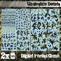 グリーンスタッフワールド[GSWD-2394]ウォータースライドデカール デジタルフォレストカモ