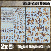 グリーンスタッフワールド[GSWD-2395]ウォータースライドデカール デジタルデザートカモ