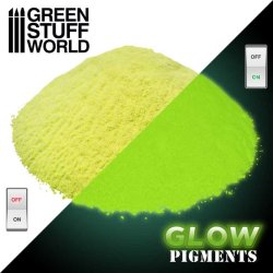 画像2: グリーンスタッフワールド[GSWC-2407]蓄光ピグメント リアリティイエローグリーン