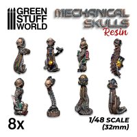 グリーンスタッフワールド[GSWD-2427]ジオラマアクセサリー メカニカルスカル 機械化人間の骸