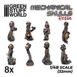 画像1: グリーンスタッフワールド[GSWD-2427]ジオラマアクセサリー メカニカルスカル 機械化人間の骸