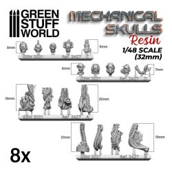 画像2: グリーンスタッフワールド[GSWD-2427]ジオラマアクセサリー メカニカルスカル 機械化人間の骸