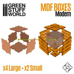 画像3: グリーンスタッフワールド[GSWD-10299]ジオラマアクセサリー SF風枠箱セット