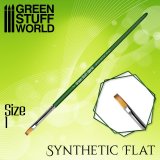 グリーンスタッフワールド[GSWD-2458]グリーンシリーズ 合成毛 平筆 サイズ 1