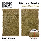 グリーンスタッフワールド[GSWD-10339]ジオラマ素材 芝マットカット版 茶色く枯れた荒野