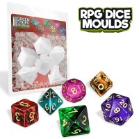グリーンスタッフワールド[GSWD-2496]RPGダイス用シリコン型セット(6種類入)