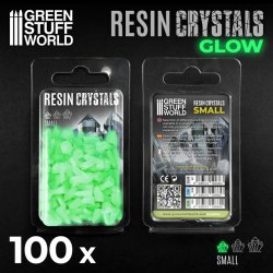 画像3: グリーンスタッフワールド[GSWD-10385]蓄光レジン製クリスタル グリーンスモールサイズ