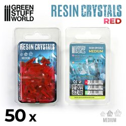 画像2: グリーンスタッフワールド[GSWD-2527]クリアーレジン製クリスタル レッド ミディアムサイズ