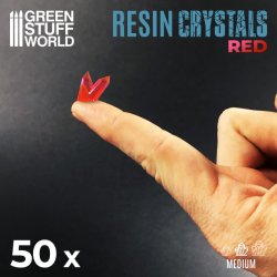 画像3: グリーンスタッフワールド[GSWD-2527]クリアーレジン製クリスタル レッド ミディアムサイズ