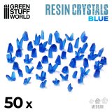 グリーンスタッフワールド[GSWD-2528]クリアーレジン製クリスタル ブルー ミディアムサイズ