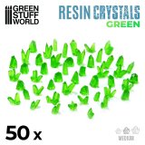 グリーンスタッフワールド[GSWD-2529]クリアーレジン製クリスタル グリーン ミディアムサイズ