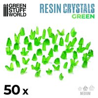 グリーンスタッフワールド[GSWD-2529]クリアーレジン製クリスタル グリーン ミディアムサイズ