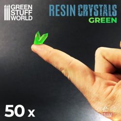 画像3: グリーンスタッフワールド[GSWD-2529]クリアーレジン製クリスタル グリーン ミディアムサイズ