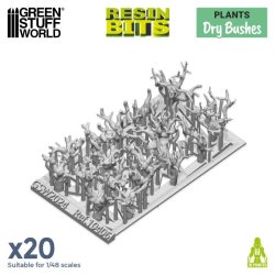 画像2: グリーンスタッフワールド[GSWD-10406]3Dプリントセット - 枯れ木20個