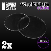 グリーンスタッフワールド[GSWD-10424]クリアーアクリルベース 100mm円形