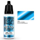 グリーンスタッフワールド[GSWC-2582]アクリル系塗料 メタルフィルター ブルーインターフィアレスカラー