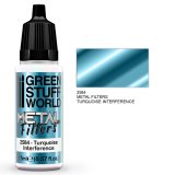 グリーンスタッフワールド[GSWC-2584]アクリル系塗料 メタルフィルター ターコイズインターフィアレスカラー