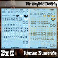 グリーンスタッフワールド[GSWD-2592]ウォータースライドデカール ローマ数字