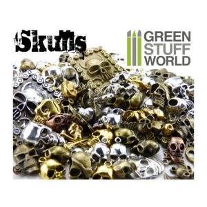 画像1: グリーンスタッフワールド[GSWS-9033]SKULLS Beads 85gr (1)