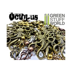 画像1: グリーンスタッフワールド[GSWS-9034] SteamPunk OCTOPUS Beads 85gr