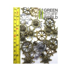 画像2: グリーンスタッフワールド[GSWS-9082] SteamPunk RUDDERs Beads 85gr