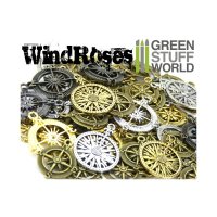 グリーンスタッフワールド[GSWS-9084] SteamPunk COMPASS WINDROSE Beads 85gr