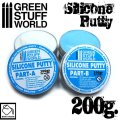 グリーンスタッフワールド[GSWD-9284]Blue Silicone Putty 200gr