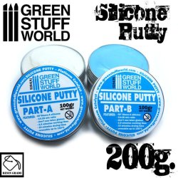 画像1: グリーンスタッフワールド[GSWD-9284]Blue Silicone Putty 200gr