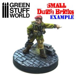 画像3: グリーンスタッフワールド[GSW-101(1660)]ローリングピン(レンガ塀/舗石 1/35-1/76)