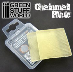 画像4: グリーンスタッフワールド[GSWD-90(1614)]テクスチャプレート チェーンメール(小)