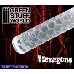 画像1: グリーンスタッフワールド[GSW-58(1160)]ローリングピン(六角舗石)