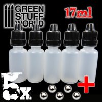 グリーンスタッフワールド[GSWC-104(9274)]スペアボトル17ml 撹拌鉄球付き（各5個）